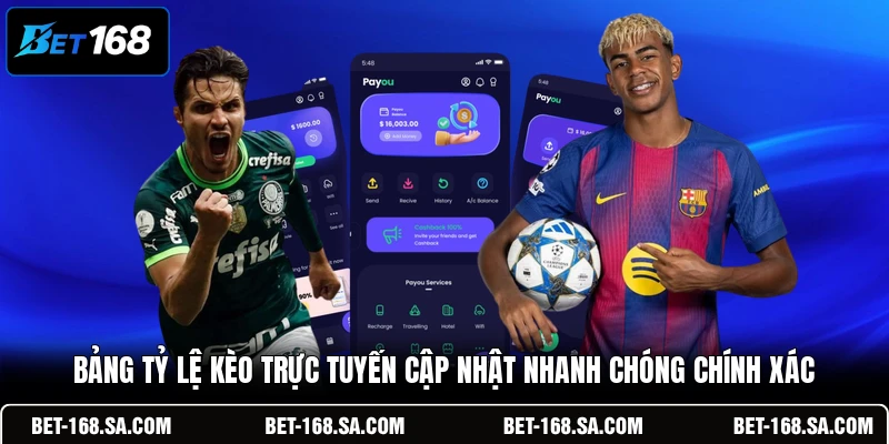 Bảng tỷ lệ kèo trực tuyến cập nhật nhanh chóng chính xác