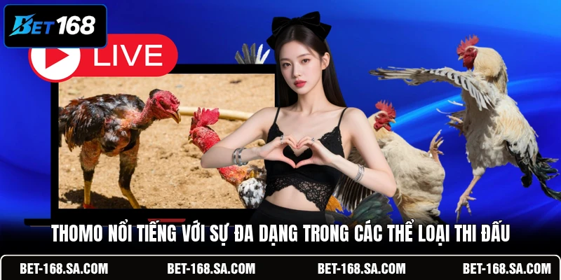 Thomo nổi tiếng với sự đa dạng trong các thể loại thi đấu